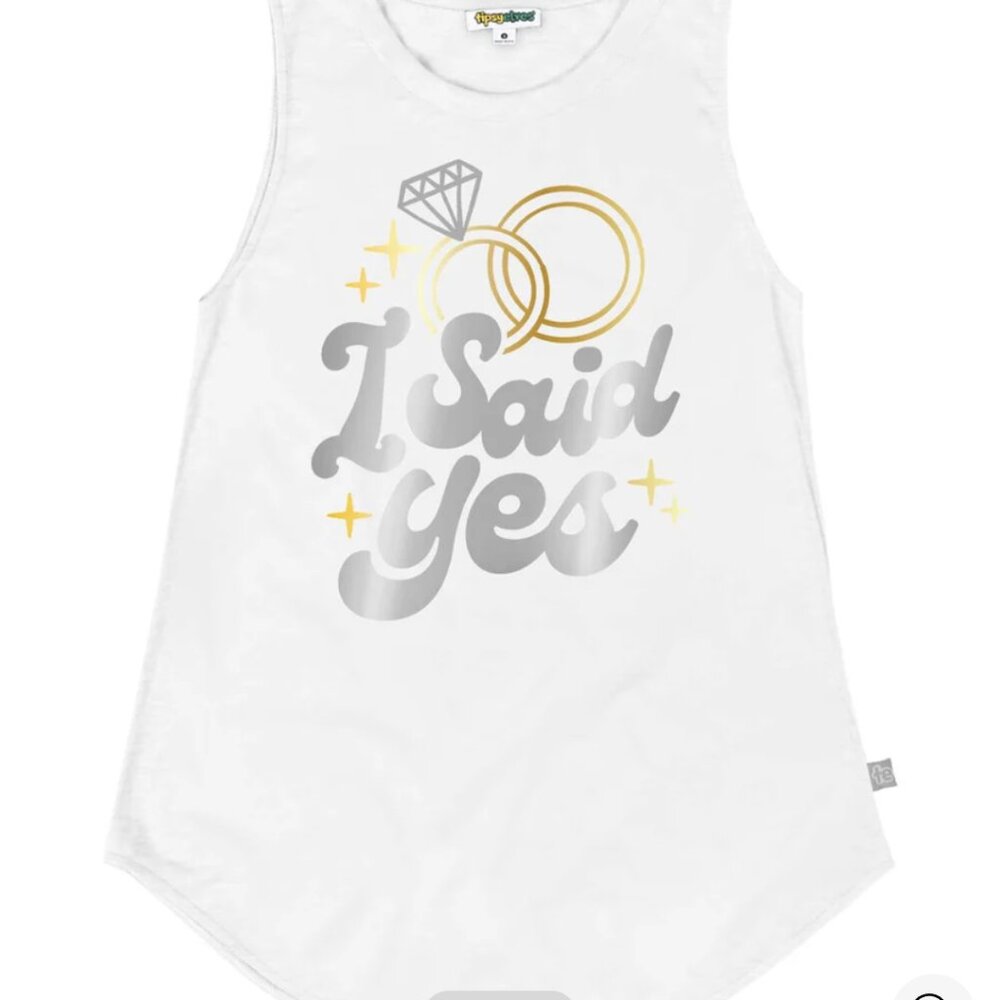 Bridal I Said Yes Tank top NWT